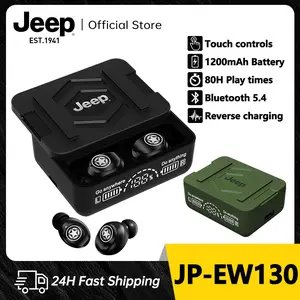 Jeep EW130 Bluetooth Earbuds Gaming Earphone Baterai Ekstra Besar Dengan fungsi Pengisian Terbalik Wireless Headset Tws Handsfree
