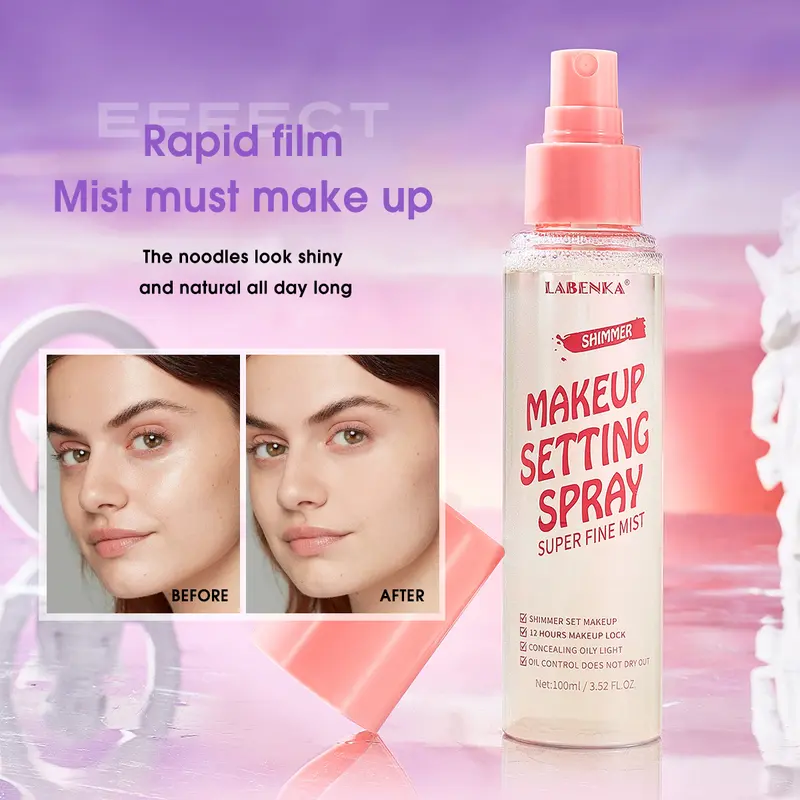 LABENKA LBK-F04 SHIMMER MAKEUP SETTING SPRAY 100 ML SUPER FINE MIST 3