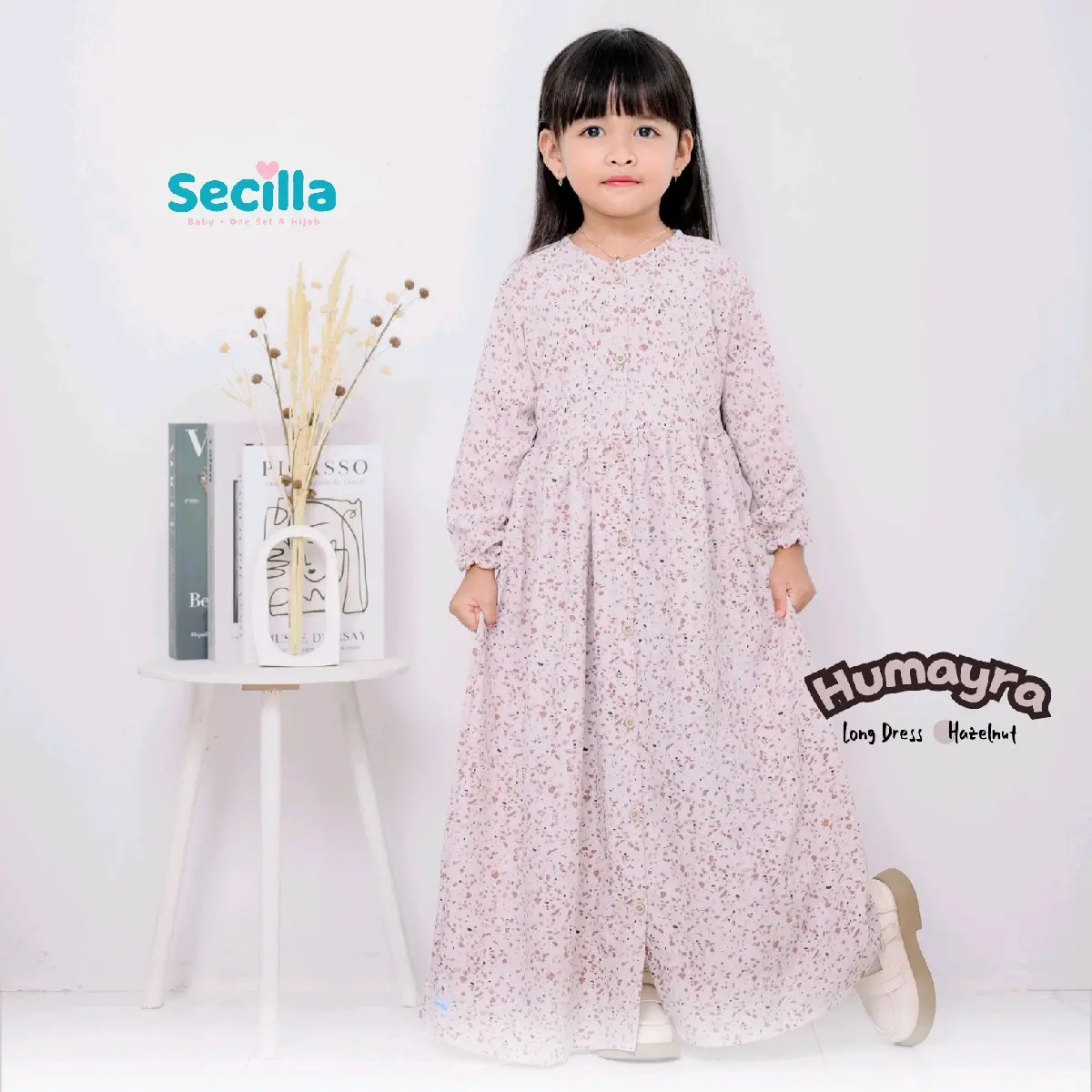 Secilla Humayra Dress Motif Cantik Anak 1-7 Tahun