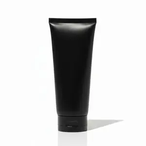Botol Tube Lotion 100ml / 150ml Hitam Polos Wadah Sabun Cair & Skincare Serbaguna Travel Size untuk Perjalanan Anda