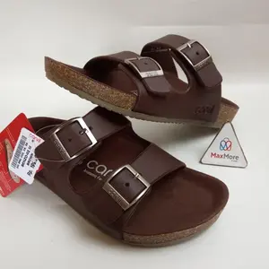 Terlaris - Sendal Carvil Pria Original Sandal Jepit Cowok Carvil Benzo 01 Casual Hitam Size 39 s/d 44 Murah Premium - Black