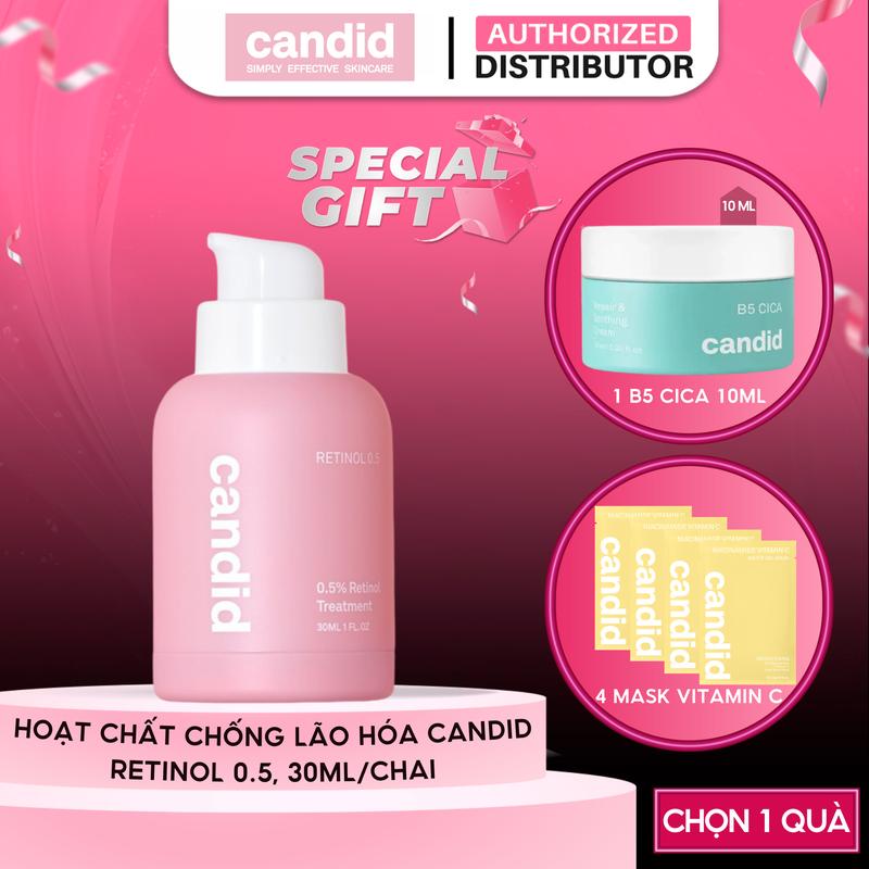 Retinol 0.5% Candid Làm Đẹp Da Candid Retinol Treatment 30ml Hàng Công Ty