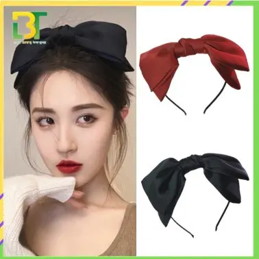 Lbt Bando Korea Wanita Dewasa Pita Besar Bandana Model Kupu-Kupu Cute Termurah