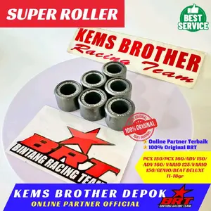 SUPER ROLLER BRT PCX 150/160 VARIO 150/125/160 BEAT DELUXE GENIO BLACK DIAMOND ORIGINAL BRT