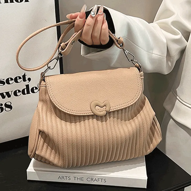 9710 Large Capacity Bag for Women 2024 Summer New Solid Color Fashion Popular Commuter Shoulder Underarm Women's Bag