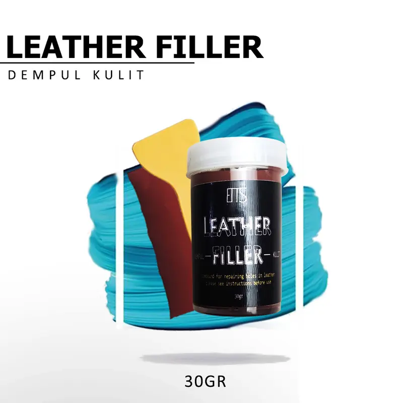 Dempul Kulit / Leather Filler / Dempul Sepatu Kulit atau Kulit Sintetis / Dempul Tas Kulit / Jok / Sofa /Dompet / Topi - Penambal Kulit Retak 4