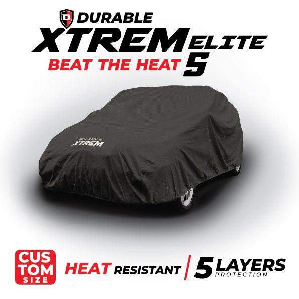 Vinfast VF5 VF6 VF3 VF7 VF E34 Zeekr X 001 009 Aletra L8 EV Cover Mobil Xtrem Sarung Selimut Outdoor Durable - Xtrem abuabu, Vinfast VF3