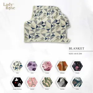 Lady Rose - Selimut Bulu Halus 160x200 - New Motif Oktober 2024