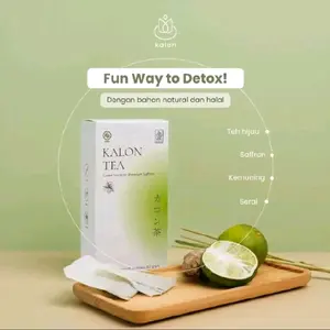 Kalon Teh Hijau Greentea Premium Saffron BPOM TR232041471 Halal MUI ID35110001310461022 - Busui