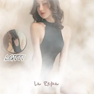 Lareyna Lingerie Bodusuit Sexy Kostum Fantasy Bikini Silk Halus Crotchless LG777