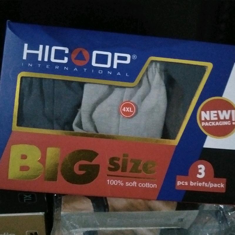 pria big size jumbo isi 3pcs size 2XL 3XL 4XL   Pria Polos Boxer 2