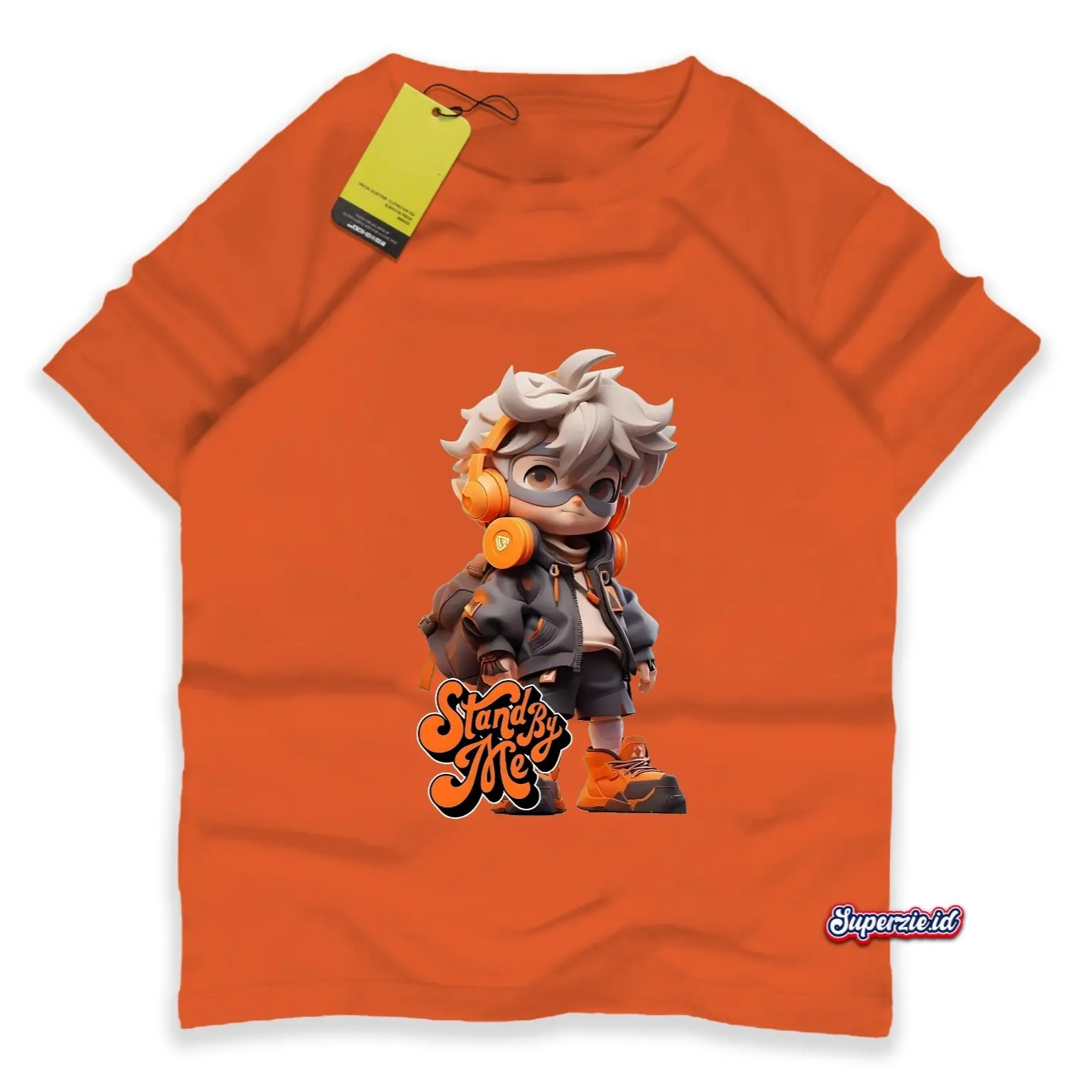 Superzie Kaos Anak 3D Laki-Laki Cowok Stand By me terbaru 4-13 Tahun Print 3 Dimensi Fashion