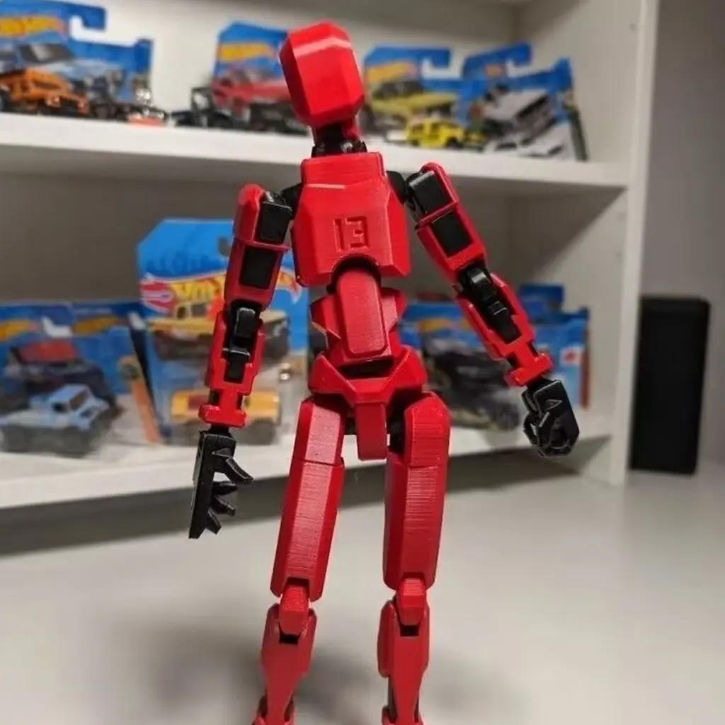 Đồ Chơi Robot, deveouin, Robot Có Thể Di Chuyển Nhiều Khớp, Mô Hình Nhựa In 3D Tự Làm, Thích Hợp Để Đồ Trang Trí Để Bàn, Dễ Lắp Đặt, Chuyển Động Nhiều Khớp