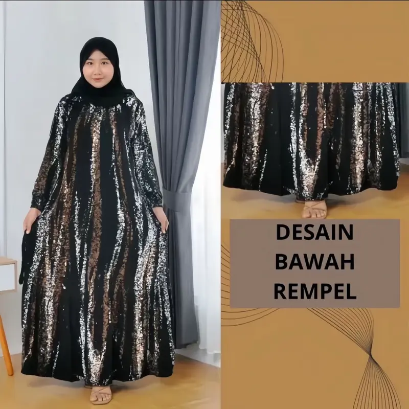 SALUR - GAMIS BUSUI RAYON TWILL 100% PREMIUM CAP MALAMAN PEKALONGAN 3