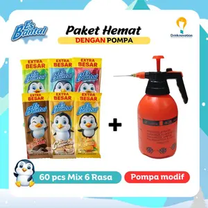 [PAKET HEMAT] 60 Pcs Es Bantal - Sudah Termasuk Pompa Modifikasi