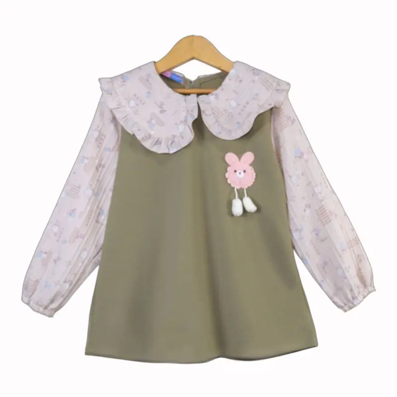 Baju Atasan Blouse Anak Perempuan Korean Style Usia 9 Tahun 10 Tahun 11 Tahun 12 Tahun 13 Tahun 14 Tahun Model Terbaru Kaos 4