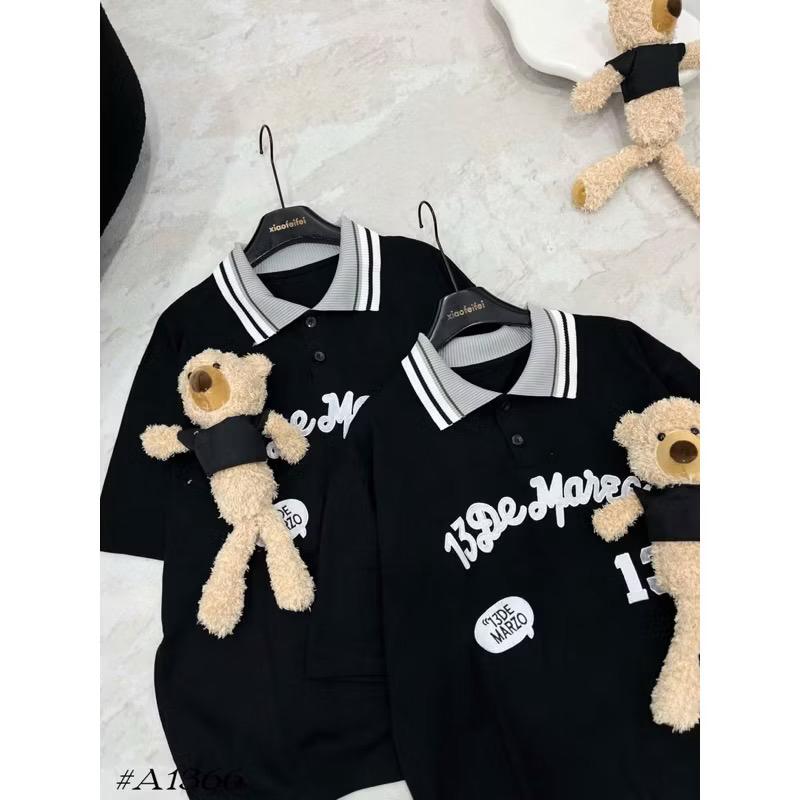 Product Introduction of Áo phông local brand nữ đen hàn quốc mùa hè áo thun girl phố fashion kèm gấu 10