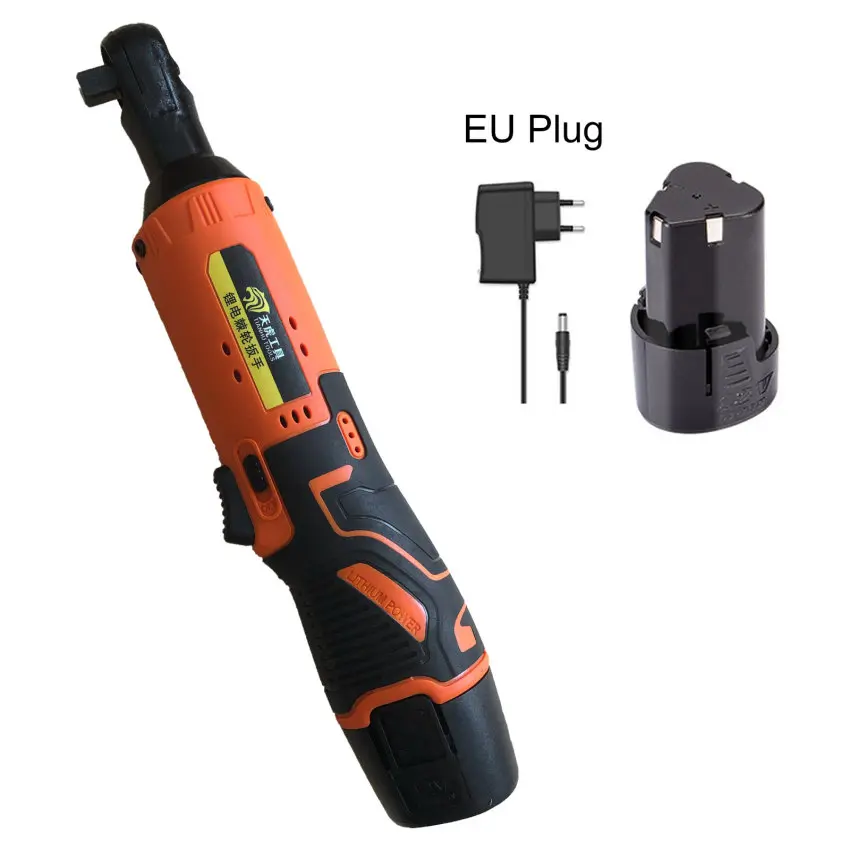 Cordless Ratchet Wrench12V 45N.m Electric Ratchet Wrench Angle Drill Screwdriver Removal Screw Nut Car Tool
