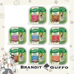 natures gift wet dog food makanan basah gourmet wet dog food tray
