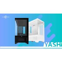 Gambar CASING CUBE GAMING YASH - Mid Tower mATX Case Tempered Glass dari Techno Computer Bali Kota Denpasar 2 Tokopedia