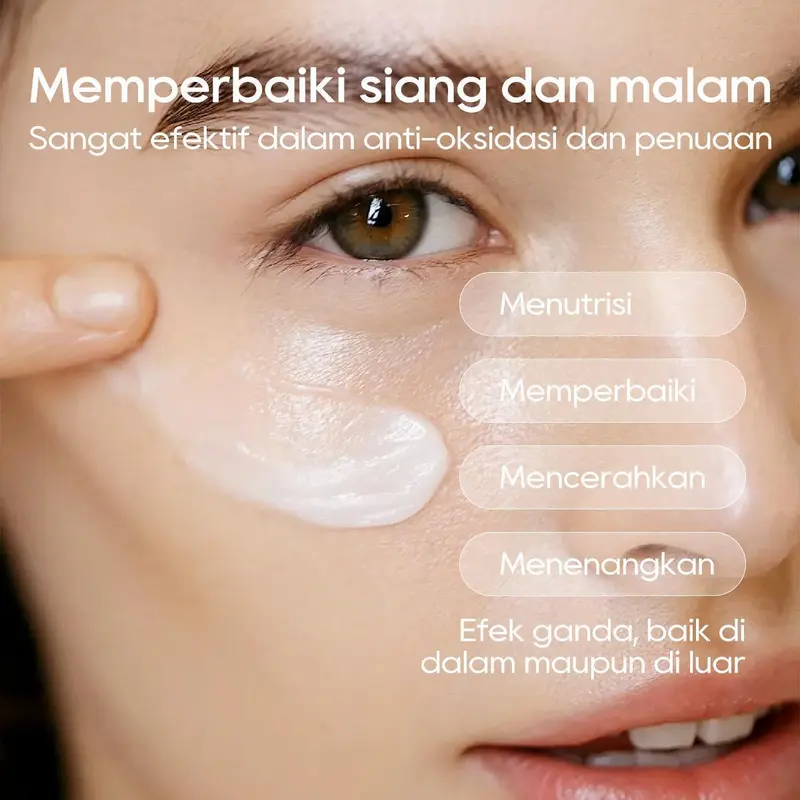 CHALONESE WHITENING&ANTI AGING SET (1SET MOISTURIZER+TONER) MEMBANTU MENGENCANGKAN WAJAH ,MELEMBABKAN WAJAH,ANTI KERUTAN Hitam Facial Pencerah Mencerahkan Perawatan Cleansing Muka Memutihkan 4