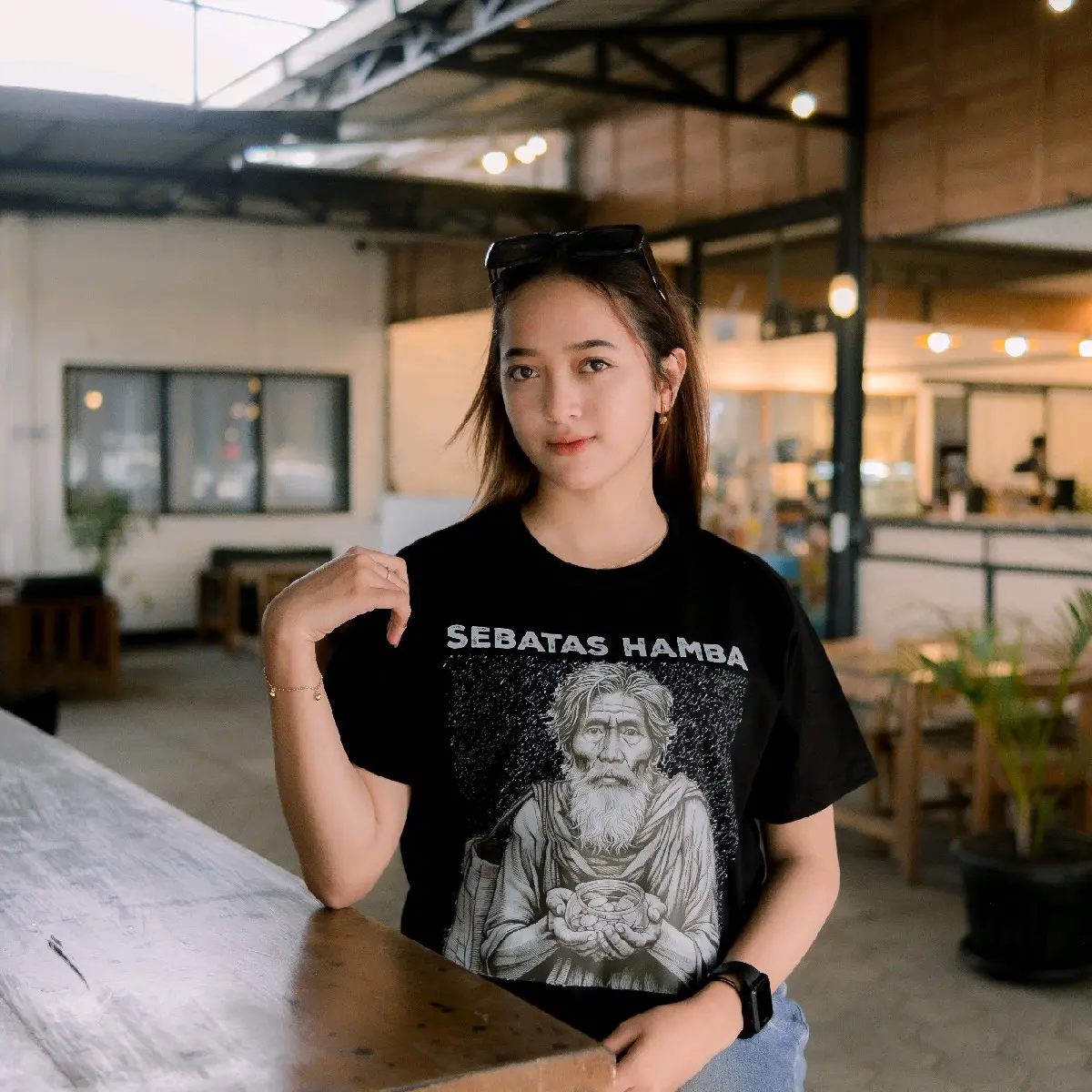 KAOS SEBATAS HAMBA | Peranmu Hanya sebatas Hamba |  Pria dan Wanita | Katun Combed 24s | Distro