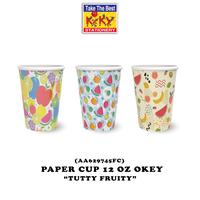 Gambar OKEY Paper Cup 12 Oz - Per 1 Pcs/1 Pack Isi 50 Pcs Gelas Kertas Kopi Tahan Panas (Order Kelipatan 50 Pcs) - Motif dari Kiky Stationery Kota Administrasi Jakarta Barat 2 Tokopedia
