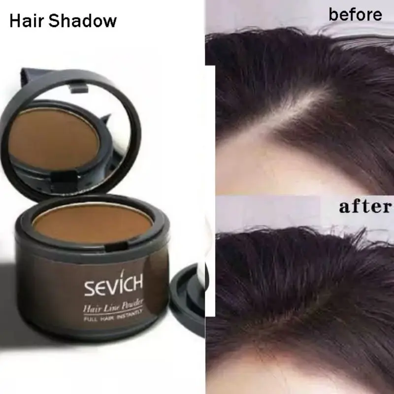 Sevich Hair Shadow Powder Bedak Penutup Uban / Garis Rambut / Botak / Penebal Rambut Instan