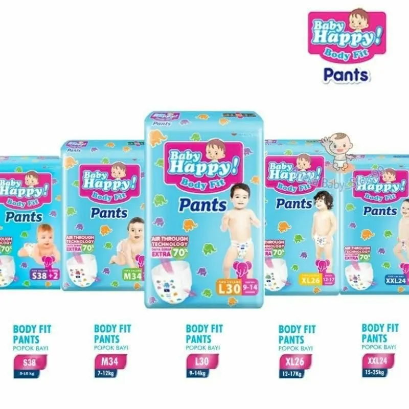 ￼BABY HAPPY PANTS S40 / M32 / L28 / XL26 / XXL24