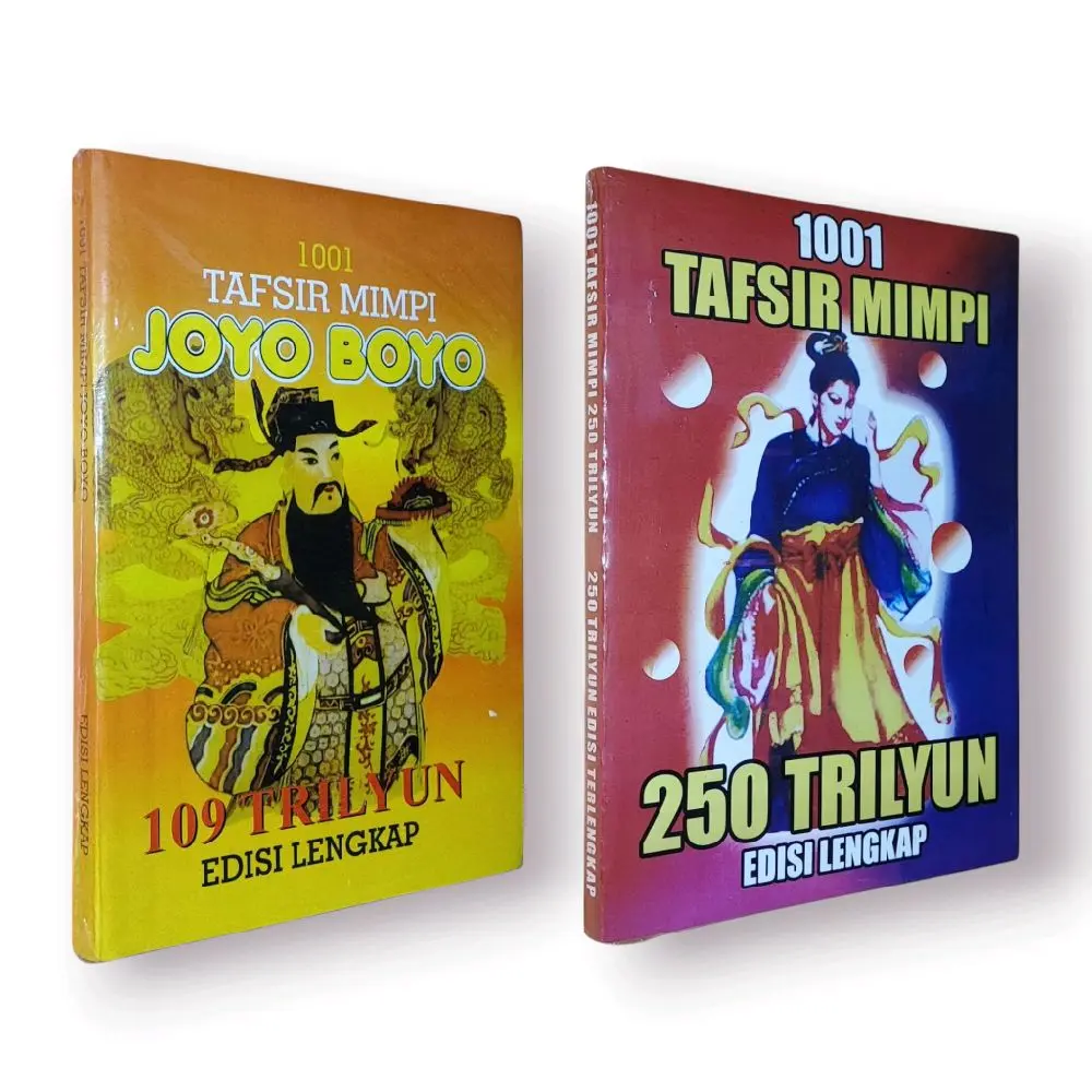 BUKU 1001 TAFSIR MIMPI JOYO BOYO 109 TRILYUN EDISI LENGKAP (CHINA-JAWA-INDONESIA) / PELARIAN ANGKA / PELARIAN POHON / PELARIAN GAYA BARU / EREK-EREK JAKARTA / KODE ALAM / HURUF-HURUF AJAIB