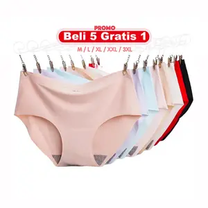PAKET HEMAT 1 LUSIN Celana Dalam Seamless Wanita CD Adem Nyaman