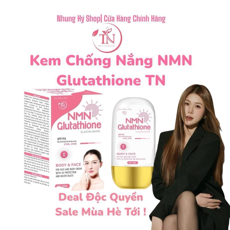 kem chng nng nmn glutathione Elastin White SPF60+++ Chng Nng Dng Trng Da, Gim Thm Sm, Chng Lo Ha 50g Gel dng m NMN White