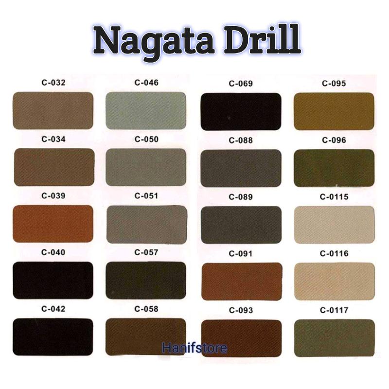 Kain nagata drill seragam sekolah seragam kerja dan lain lain 3
