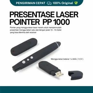 USB Wireless Power Point Presenter presentasi With Laser Pointer murah