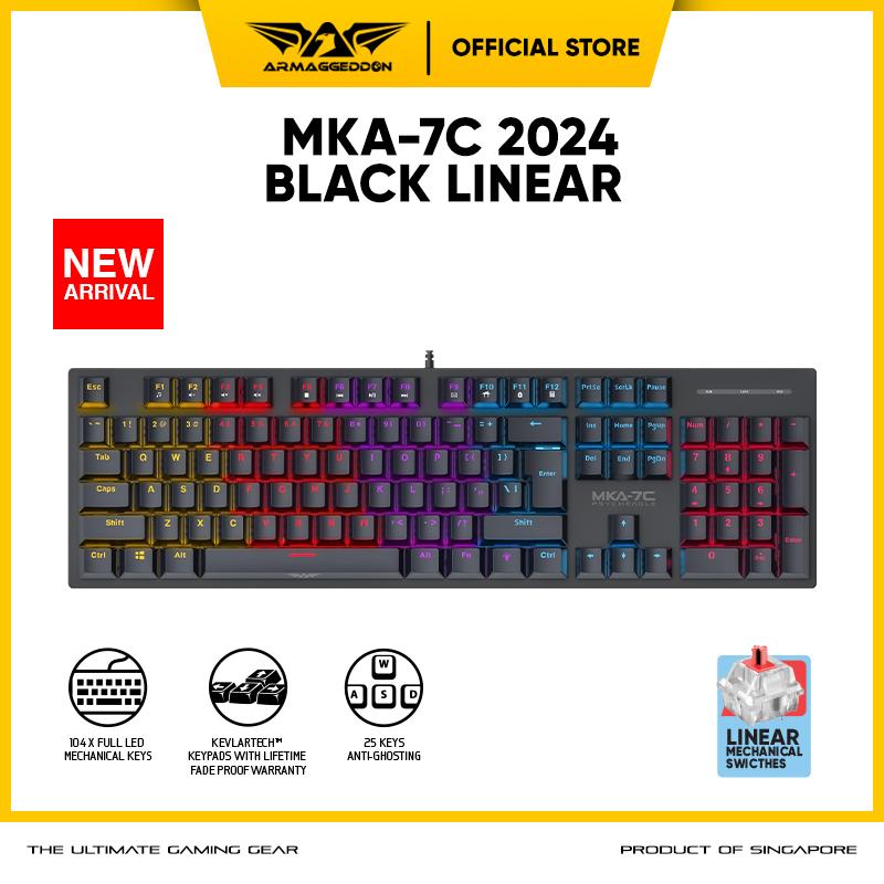 NEW 2024 | Keyboard Mechanical Gaming Armaggeddon MKA 7C Psycheagle ...