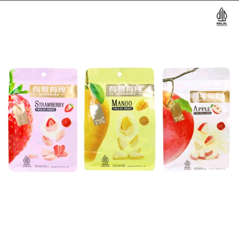 URSNACKS BUNDLE 2 (MANGGO + APEL ) STRAWBERRY KOSONG 0