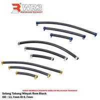 Gambar Selang Tabung Minyak Rem WR3 Black & Clear Universal - Black Silver, 10cm dari WR3 Kota Administrasi Jakarta Barat 5 Tokopedia