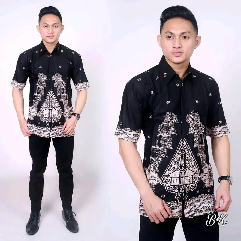 Kemeja Pria Batik Lengan Pendek 1