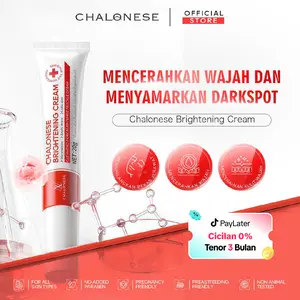 【Glow Up Sebelum Lebaran】Krim Penghilang Flek Hitam & Pemutih Wajah Chalonese BPOM Aman,iap tampil cantik & percaya diri menyambut lebaran!