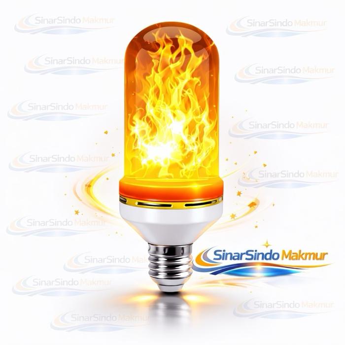 Lampu Api Jual Lampu Api LED 9W 9 Watt Bohlam Obor Lampu Led Api Fitting E27 ...