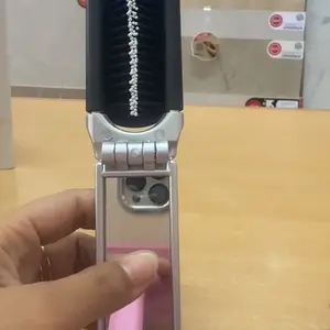 LittleBeeShop-big bing Sisir Rambut Lipat Kaca Karakter Imut Sisir Portable 2IN1 Cermin Make Up