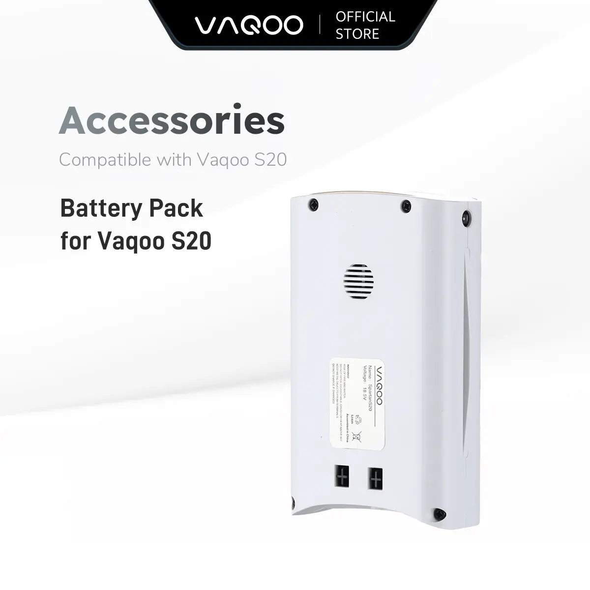 Replacement Battery for VaQoo S20 Pro Accessories