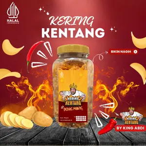 Kering Kentang by King Abdi - Pedas Manis Original Kemasan Toples