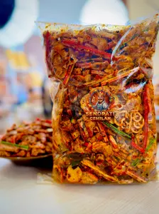 SEBLAK KERUPUK MIX 500gram Pedas Daun Jeruk - Cemilan Unik