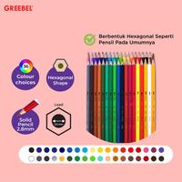 Gambar GREEBEL Pensil Warna 36 Warna Classic Color Pencils 7036 Warna Cerah Non Toxic GRATIS 1 PCS RAUTAN dari GREEBEL Kota Administrasi Jakarta Barat 4 Tokopedia