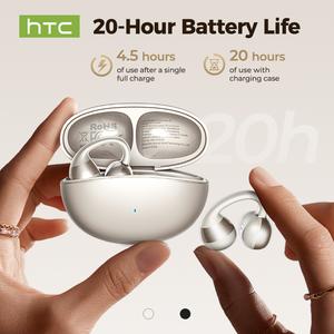 Tai Nghe Thể Thao, HTC NE56 OWS, Bluetooth 6.0, Hệ Thống Dịch Trực Tiếp AI, Chất Lượng Âm Thanh HIFI, Chống Nước IPX5, Có Micro