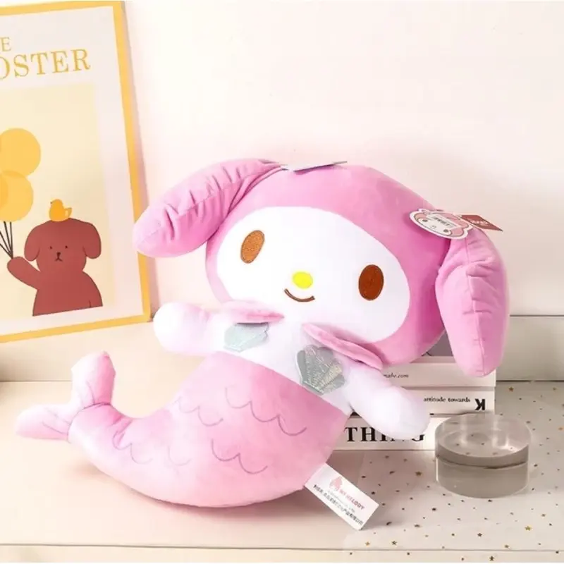 Boneka Duyung Sanrio Kuromi Melody Ukuran -+40cm Bahan Yelvo Halus Berstandar SNI 3