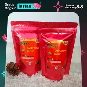 Obat Pelurus Rambut Keratin Smoothing / Step 1 dan Step 2 /Rebonding/ Lengkap Dan Praktis