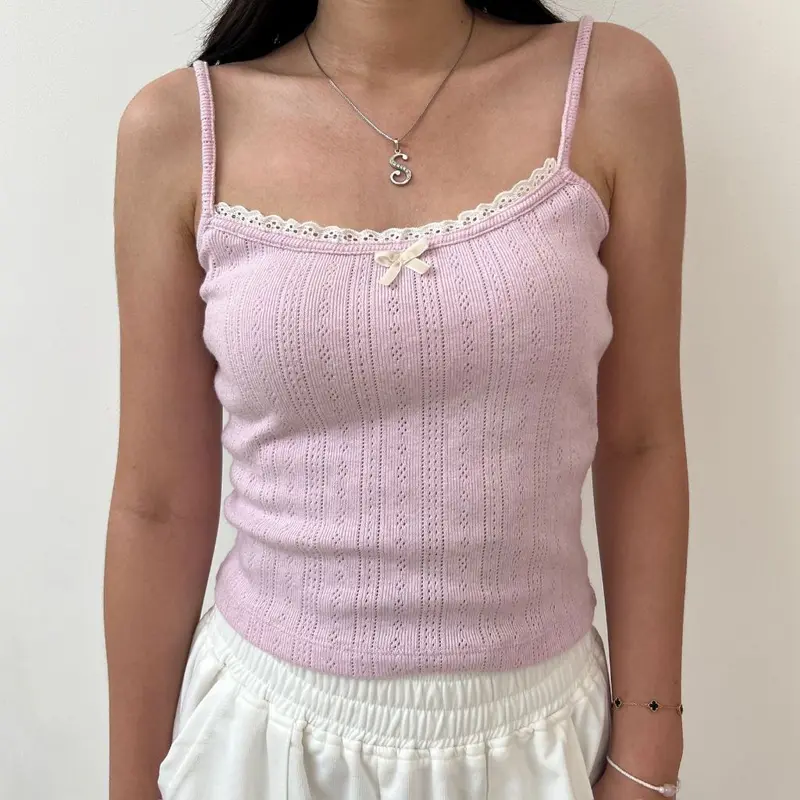Hae-in lace tanktop | Aesthete Sleepstory 3