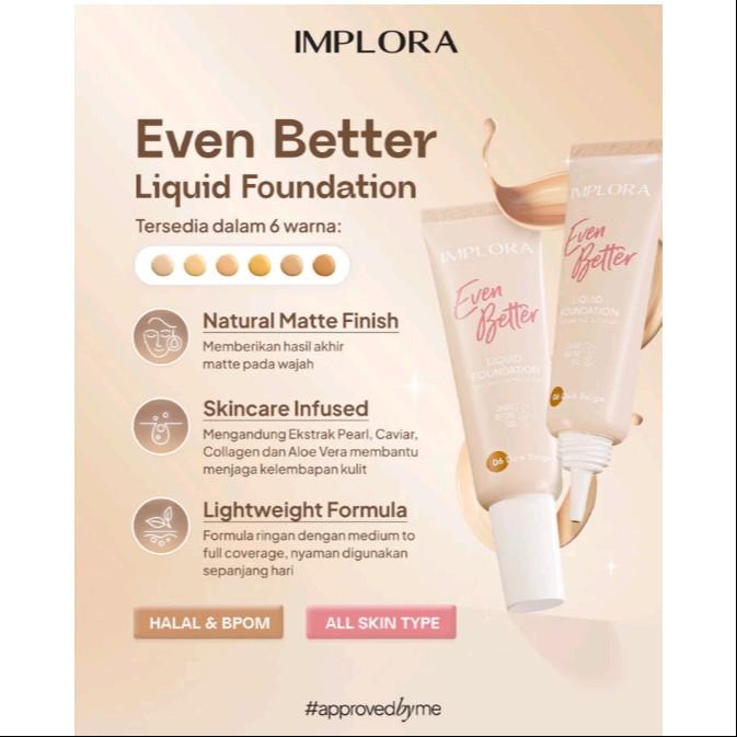 implora even better liquid foundation seamless liquid foundation 2